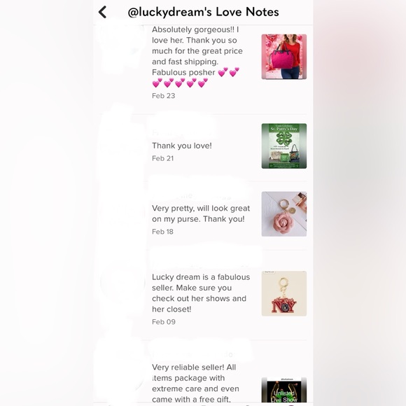 @luckydream Share Show Coach Bags Designer & Luxury Kate Spade Tory Burch NWTs - Picture 11 of 17